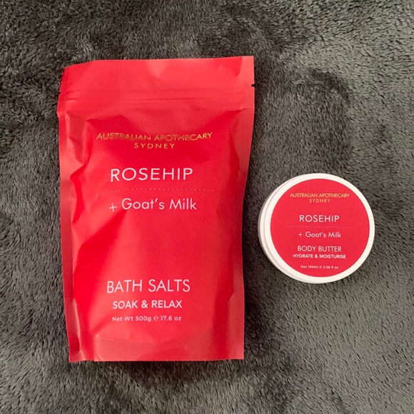 Australian Apothecary Sydney Other - Rosehip + Goat’s Milk Body Butter & Bath Salts